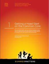 Getting a Head Start on the Common Core