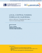 Local Control Funding Formula in California: How to Monitor Progress and Learn from a Grand Experiment