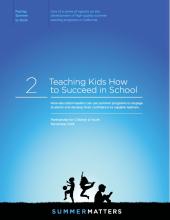Teaching Kids How to Succeed in School